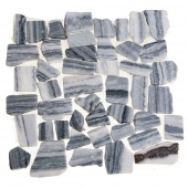 Каменная мозаика MS7019 МРАМОР серый квадратный