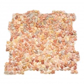 Каменная мозаика MS5010 ГАЛЬКА крупная розовая