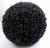 Искусственный декоративный шар черный, d 60 см