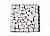 Каменная мозаика DT0536   МРАМОР  белый круглый (пластиковая подложка)