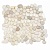 Каменная мозаика MS8001 ГАЛЬКА белая