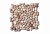 Каменная мозаика MS8002  PINK  ГАЛЬКА бледно-розовая